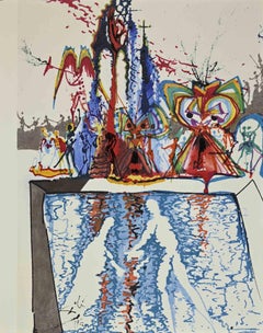 Act IV, Scene III - From “Romeo and Juliet” - Lithograph-1975