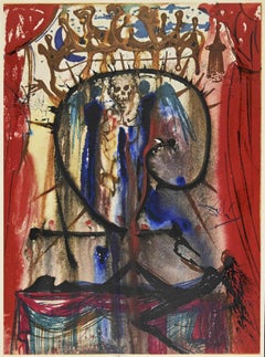 Act V, Scene III - From “Romeo and Juliet” -Original Lithograph-1975