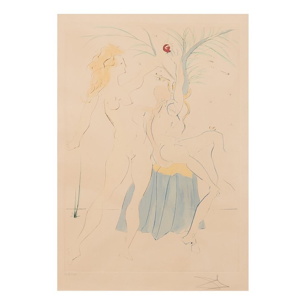 Adam and Eve - Print by Salvador Dalí