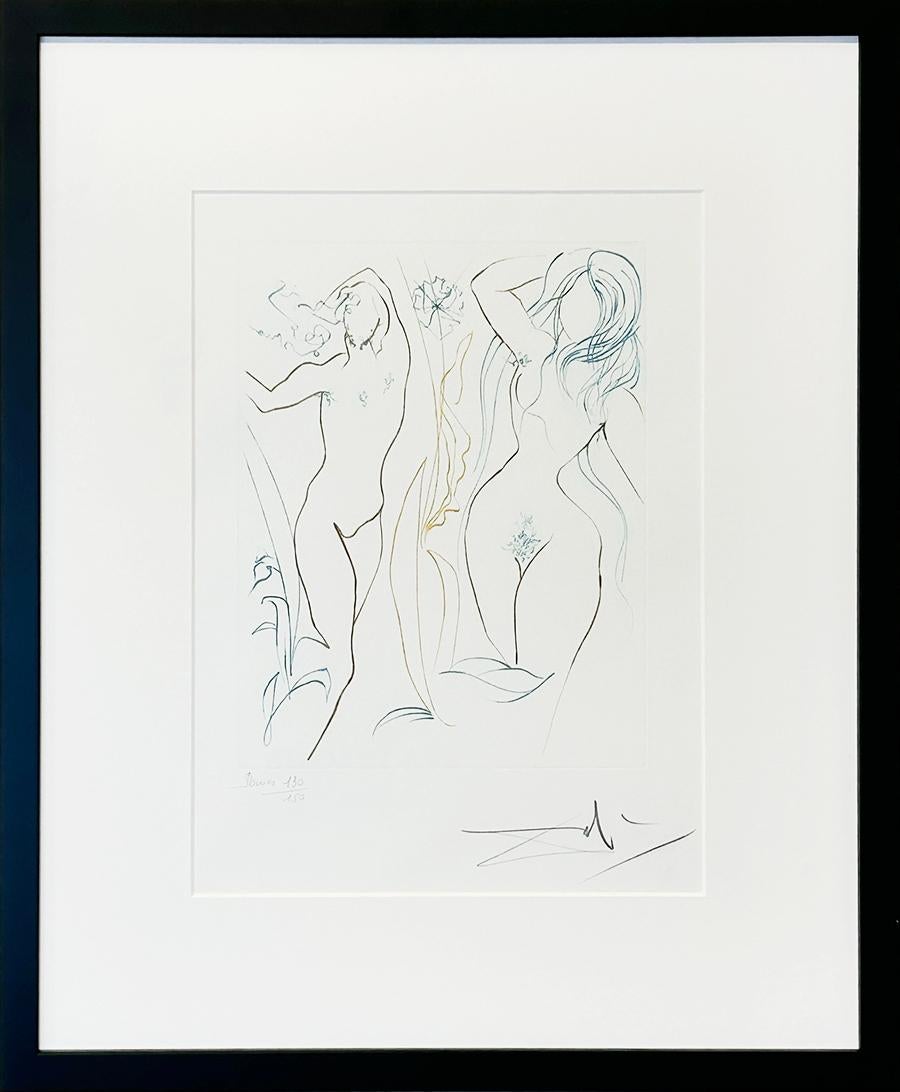 Adam and Eve - Print by Salvador Dalí