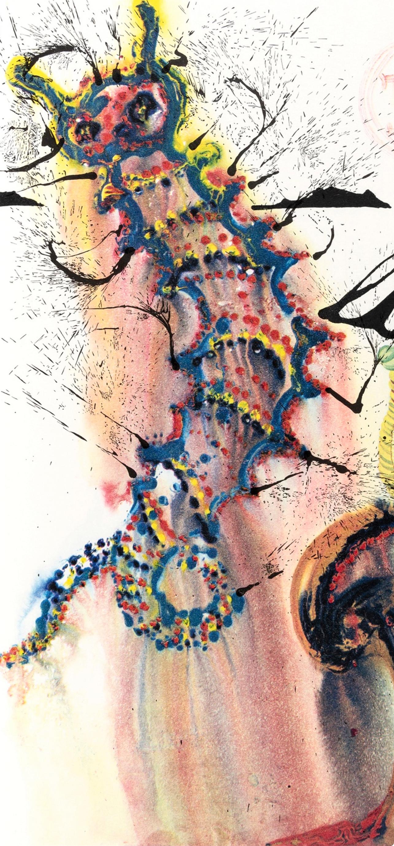 Advice from a Caterpillar (Field 69-5, A-M), Alice's Adventures in Wonderland - Print by Salvador Dalí