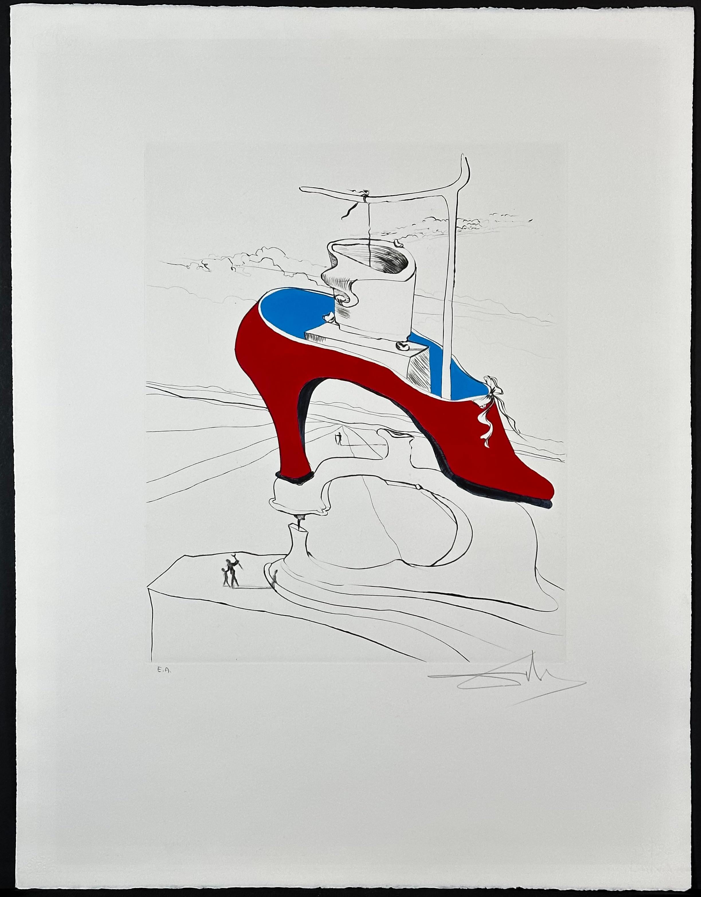 Salvador Dalí Print – Nach 50 Jahren Surrealismus The Curse Conquered