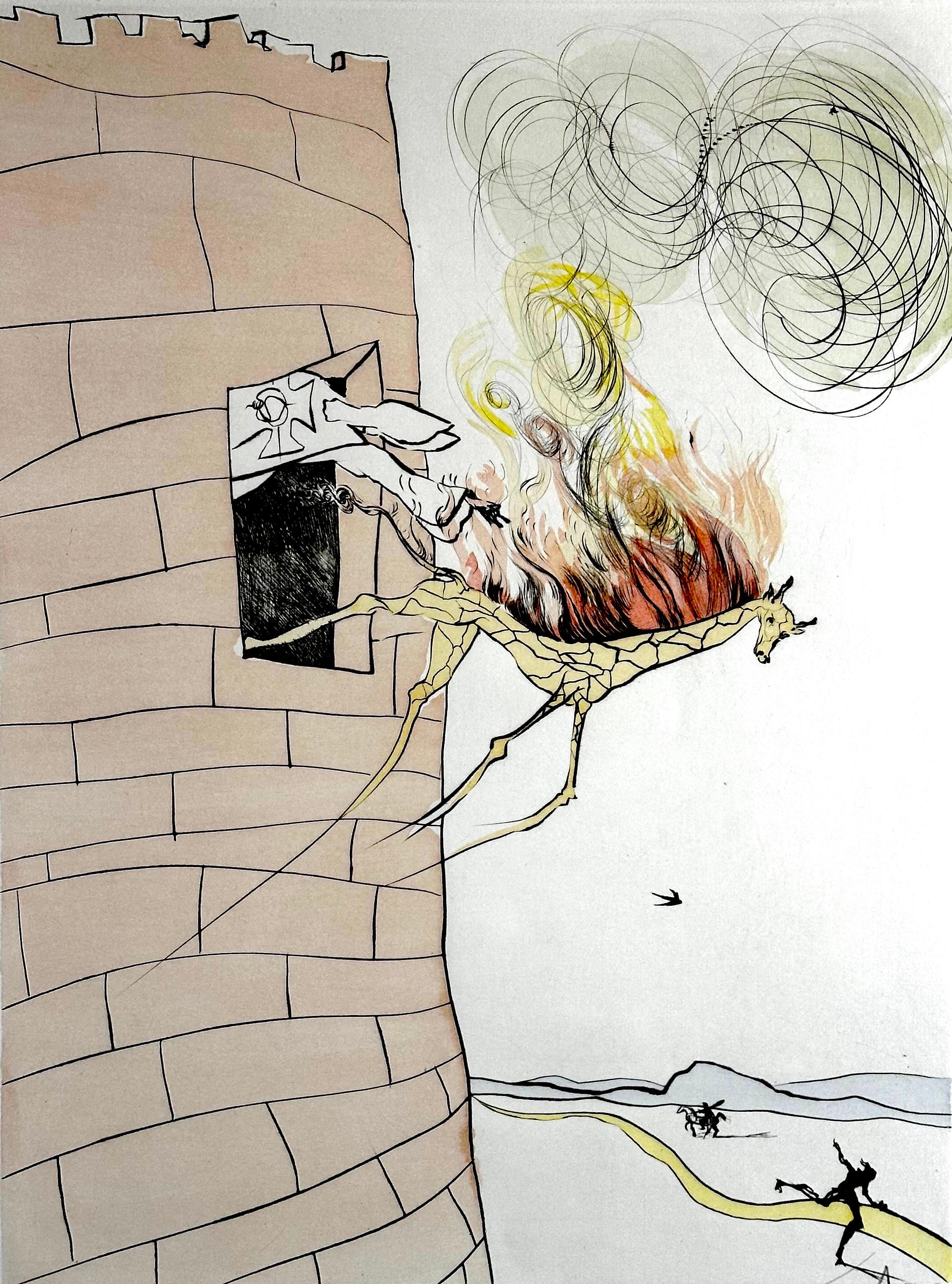 Nach 50 Jahren Surrealismus Expels The Grand Inquisitor Expels The Savior – Print von Salvador Dalí