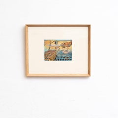 Basado en «Salvador Dalí», «Visions of Dalí», impresión en color sobre cliché, 1957, enmarcada