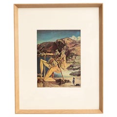 After Salvador Dali, Visions of Dalí, Color Cliché Print, 1957, Framed