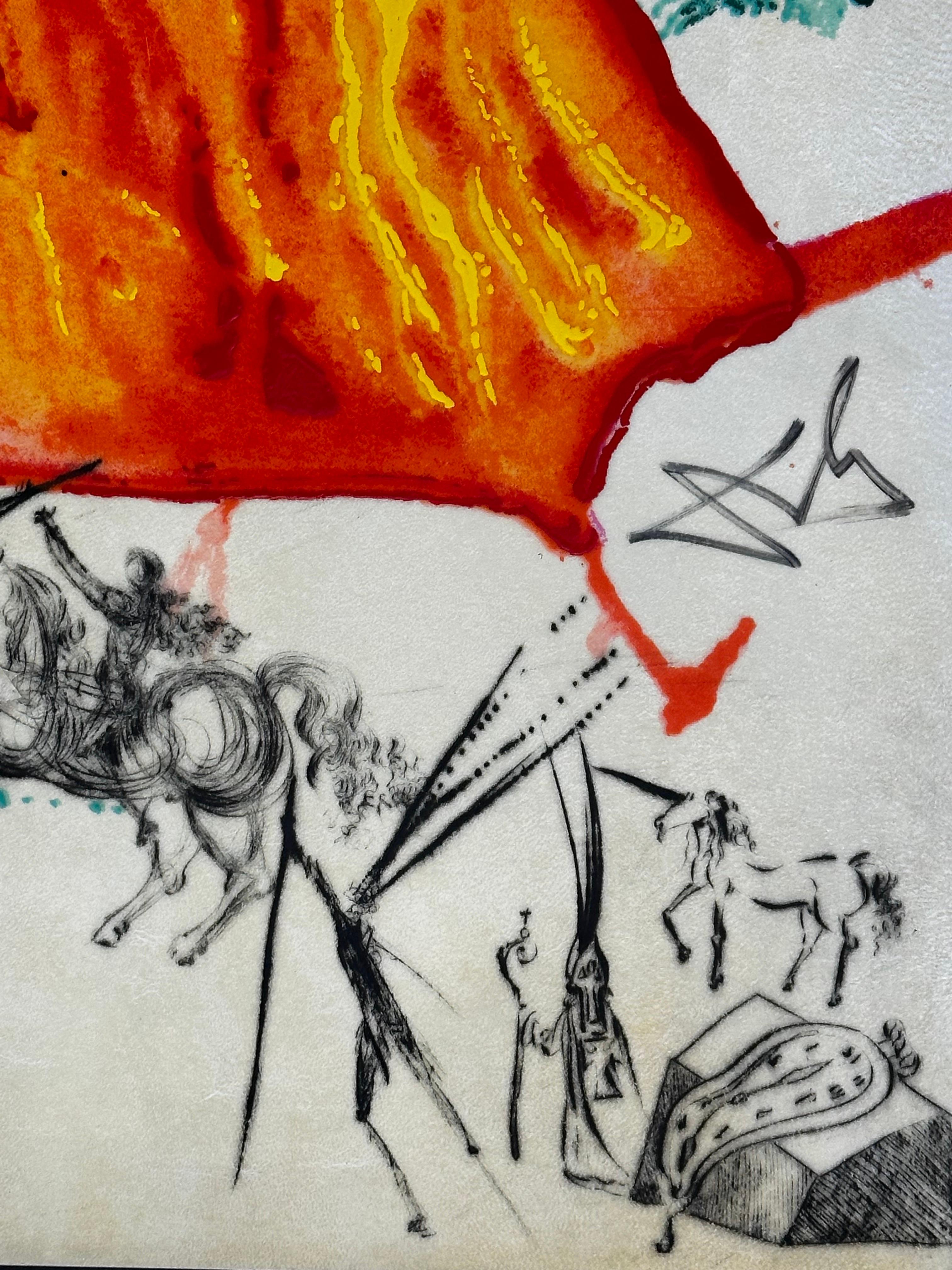 L'Alchimie des Philosophes La Crucible du Philosophe  - Surréalisme Print par Salvador Dalí