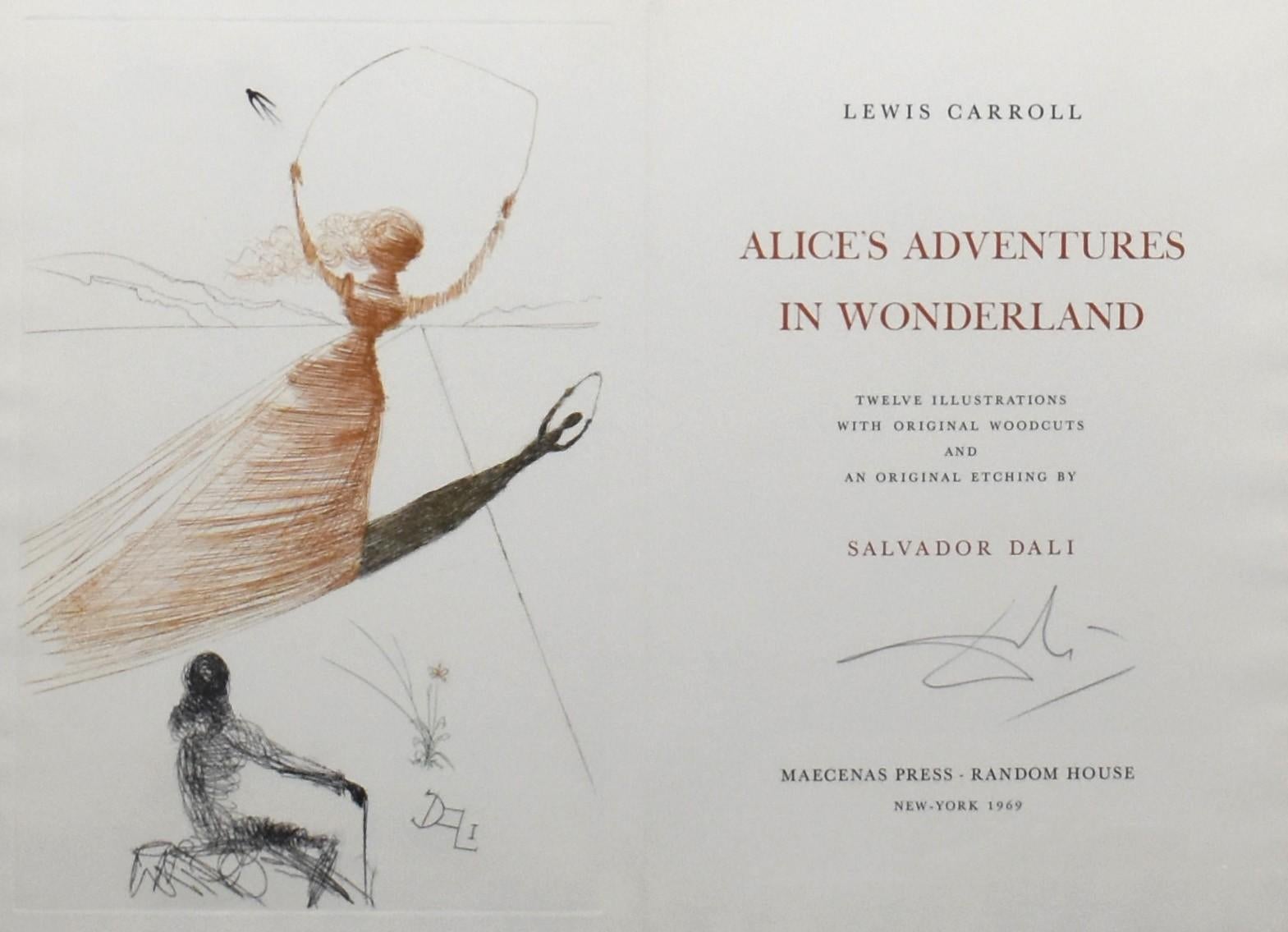 Alice in Wonderland – Print von Salvador Dalí