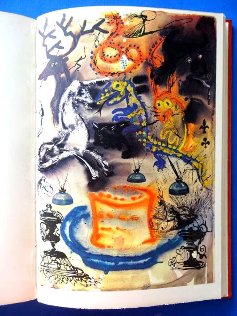 Alice in Wonderland - Rare Portfolio of etchings and gravures - Salvador Dali 5