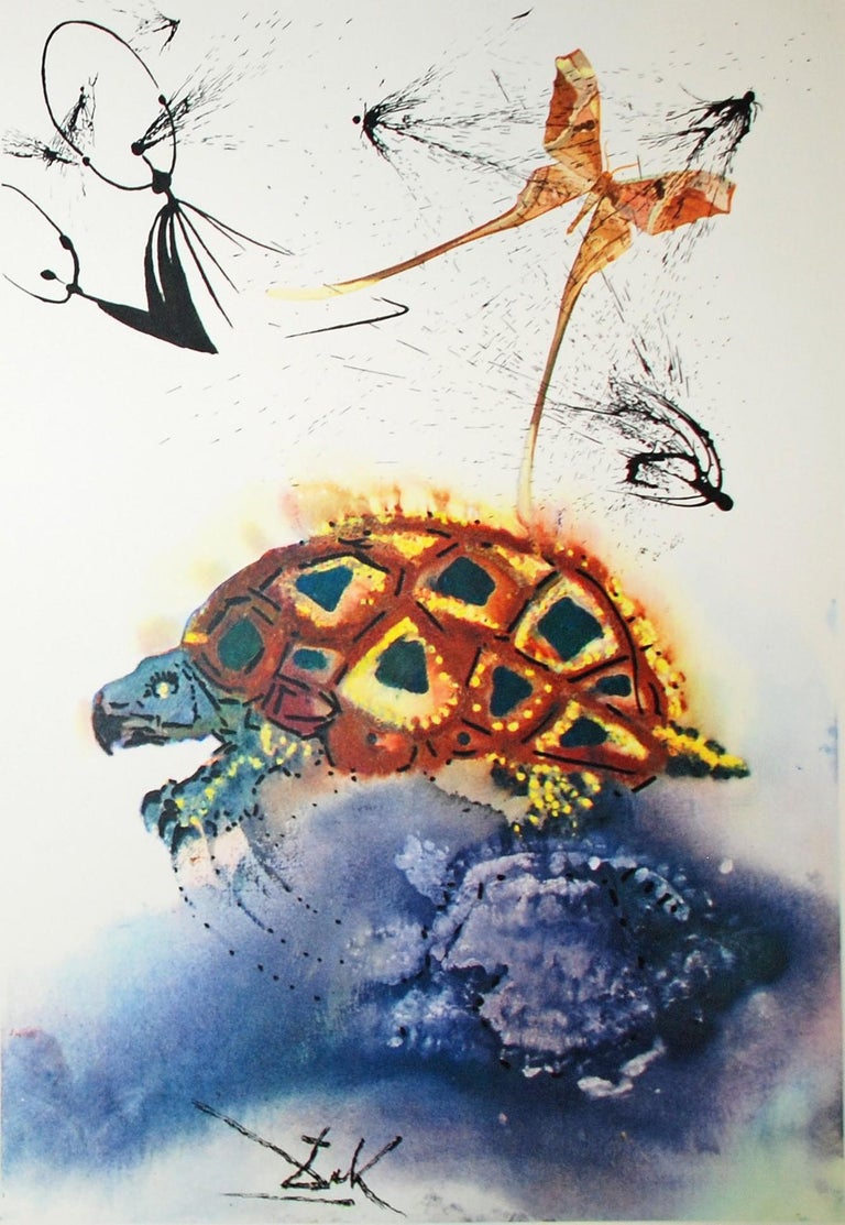 Salvador Dalí Animal Print - Alice in Wonderland The Mock Turtle's Story
