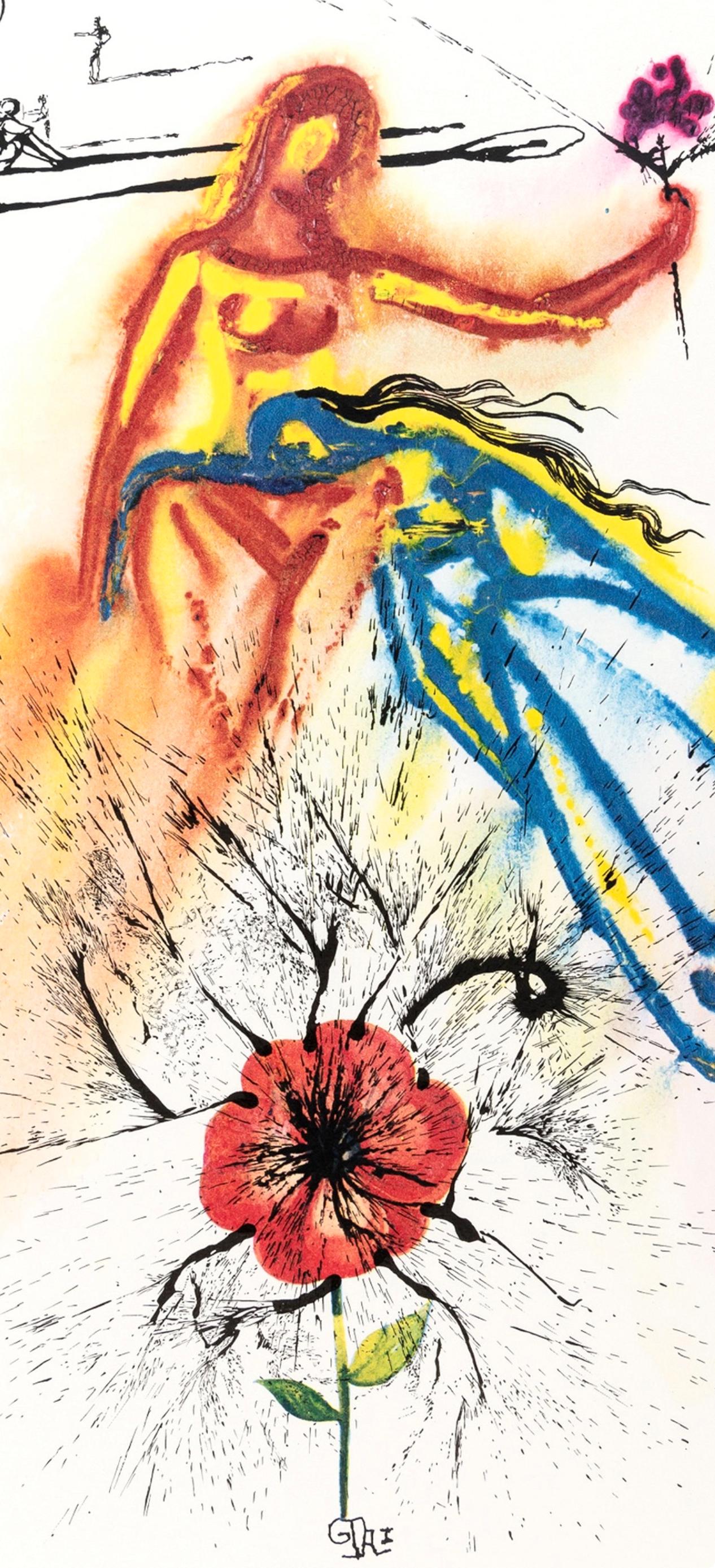 Alice's Evidence (Field 69-5, A-M), Alice's Adventures in Wonderland - Print by Salvador Dalí