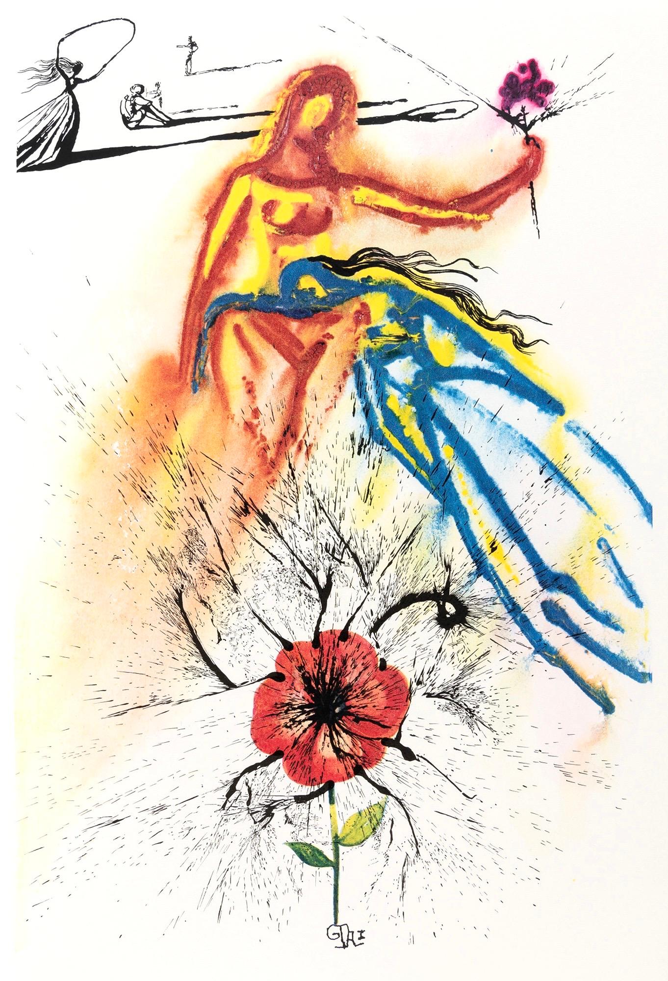 Héliogravure on Papeterie de Mandeure vélin paper. Paper Size: 16.93 x 11.22 inches. Inscription: Signed in the plate and unnumbered, as issued. Catalogue raisonné references: Dalí, Salvador, et al. Salvador Dalí: Catalogue Raisonné of Etchings and