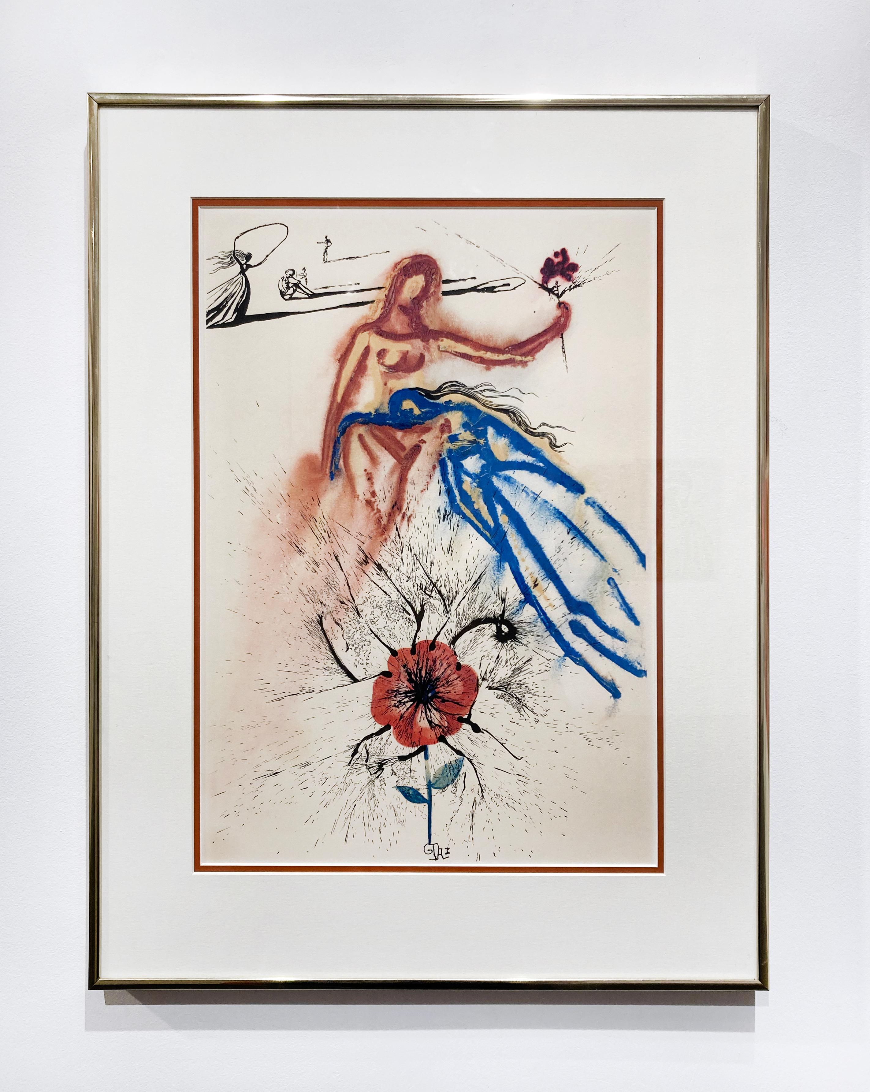 Alice’s Evidence - Surrealist Print by Salvador Dalí