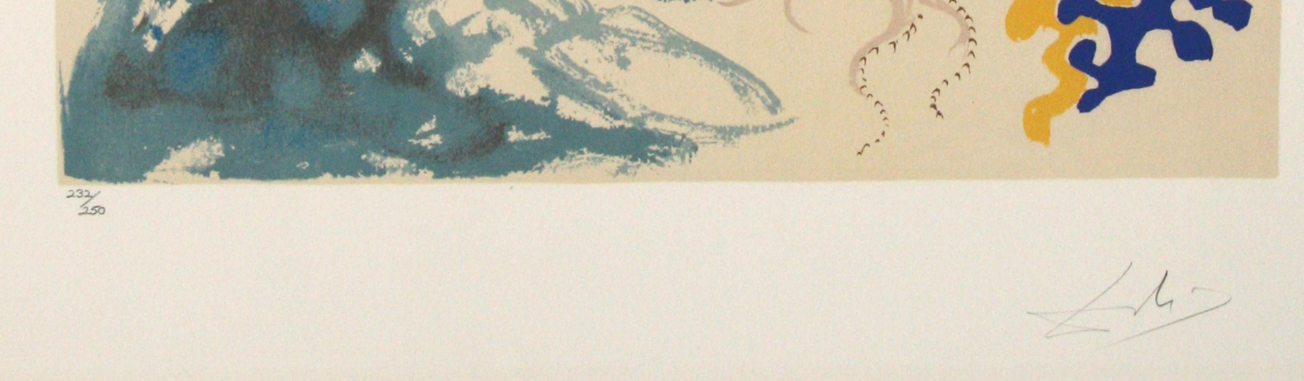 Aliyah Suite: Let Them Have Dominion Lithograph by Salvador Dali - Print by Salvador Dalí