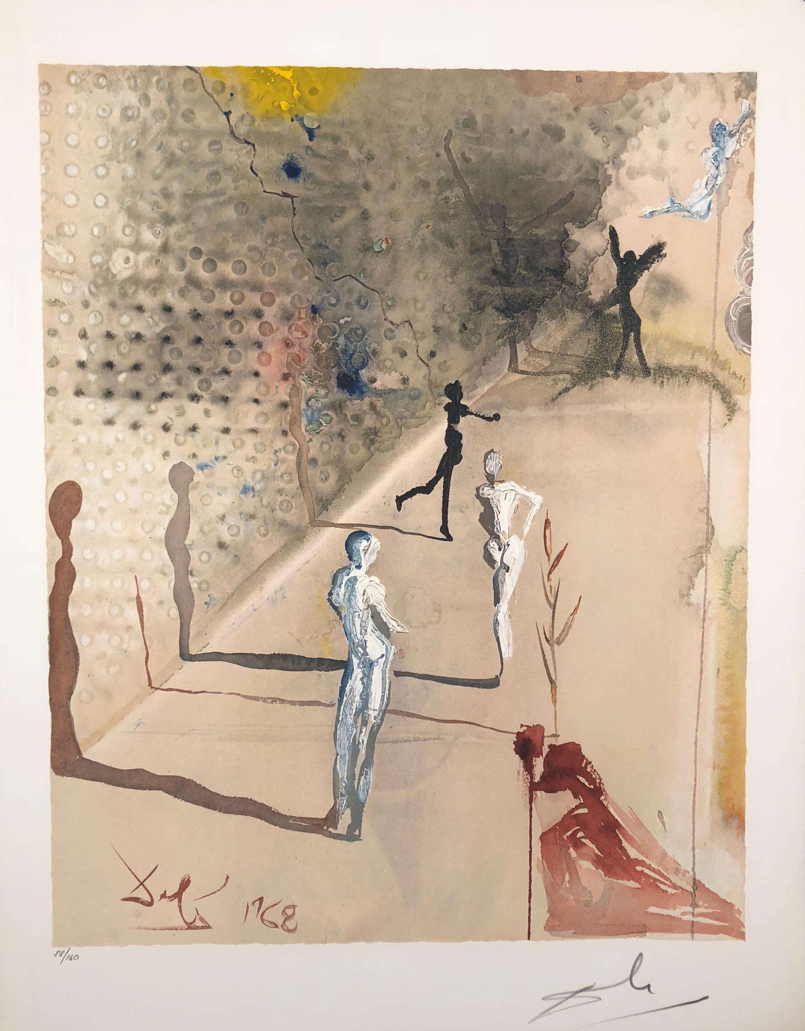 Salvador Dalí Abstract Print – All's Well that Ends Well from the Marquis de Sade