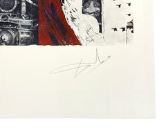 Alsace, lithographie signée à la main, tirage de 300 exemplaires, authentifiée par Frank Hunter, 1969