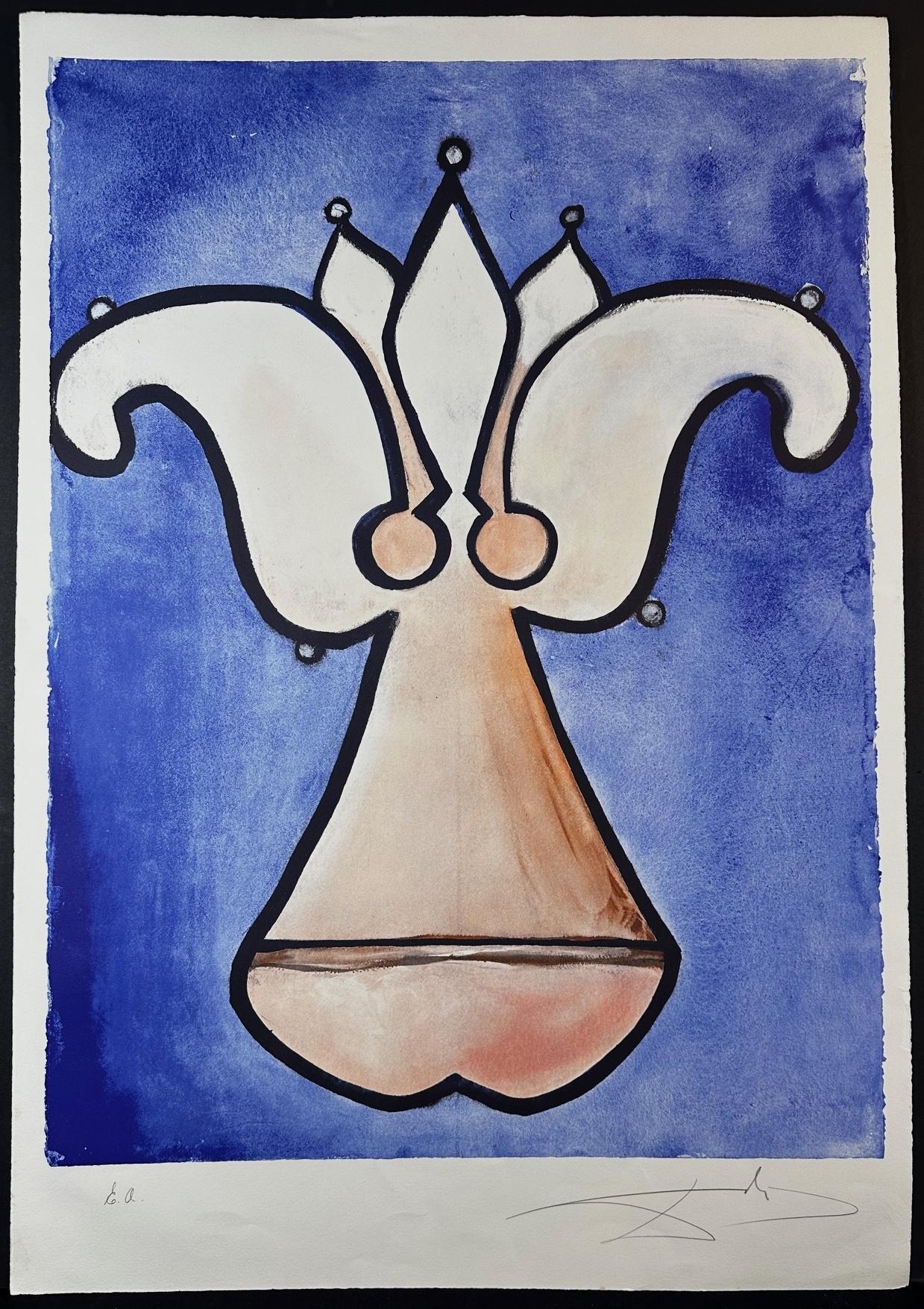 Abstract Print de Salvador Dalí - Anamorfosis Lys