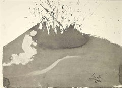 Angelus Excussit Flammag Ignis - Lithographie - 1964