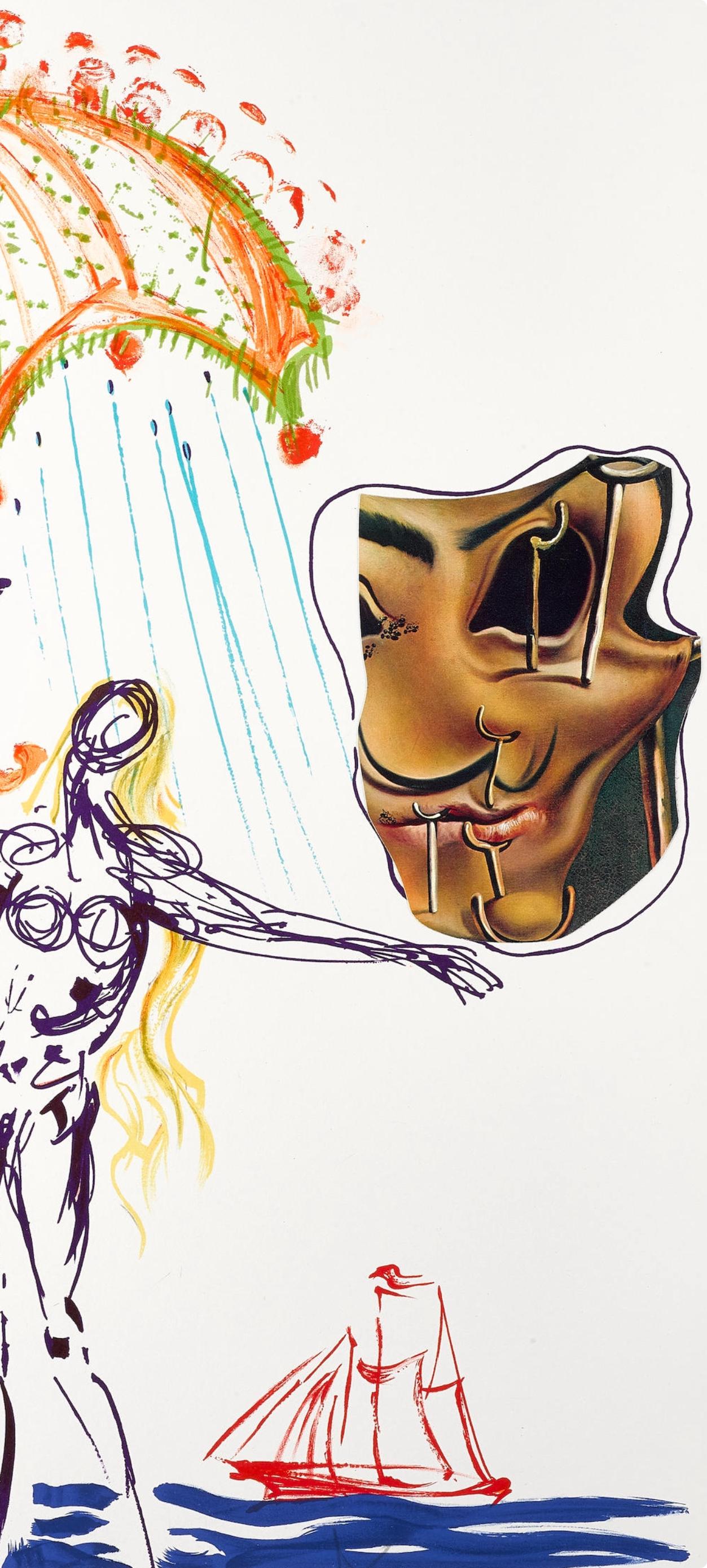 Antirretorno para atomizadores de líquidos (M/L 822-831; Campo 75-13) - Figurative Print Blanco de Salvador Dalí