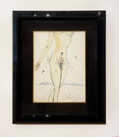 Salvador Dali "Ants, Snails, and Flies on Nude"