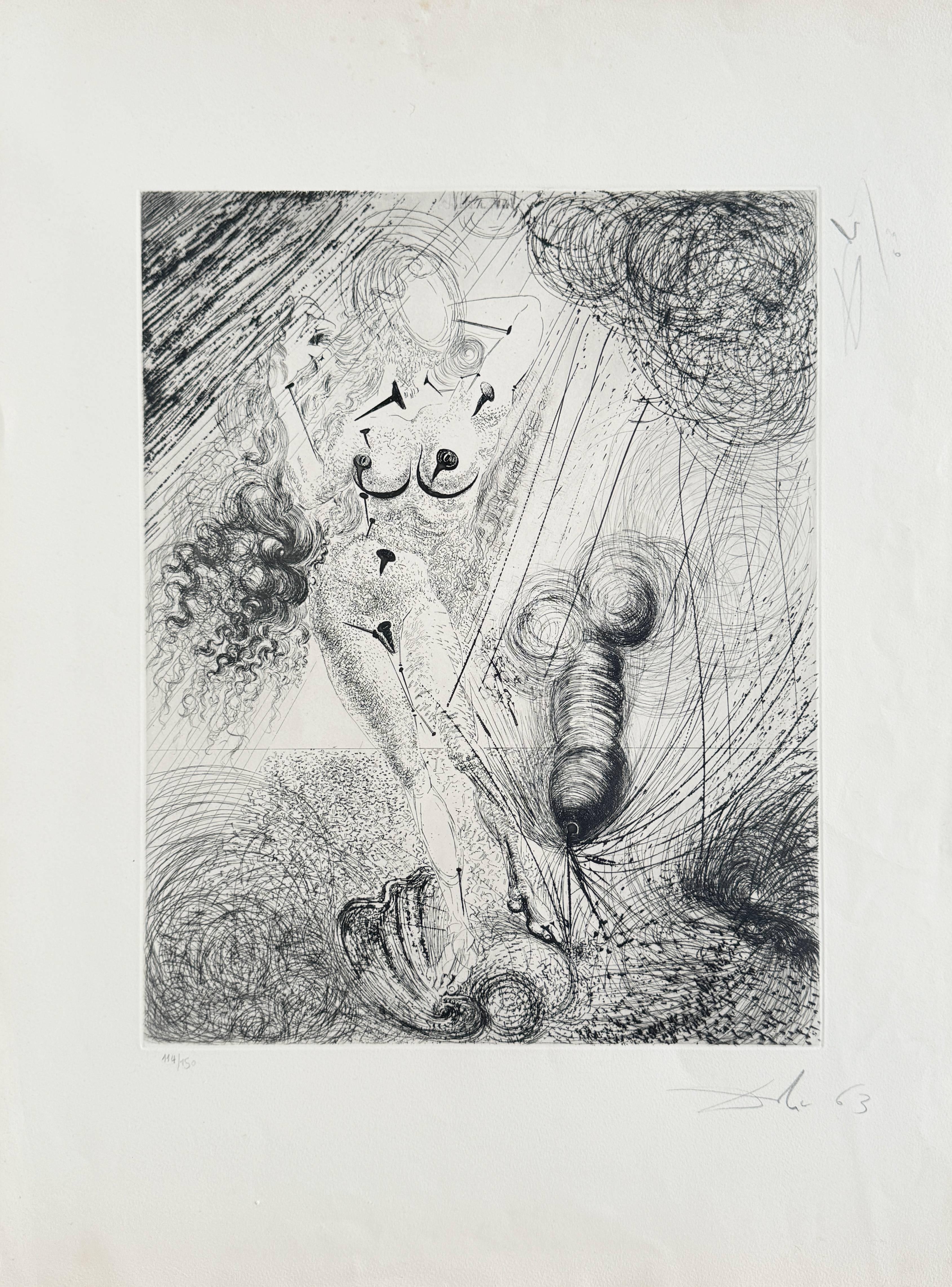 Print di Salvador Dalí - Afrodite