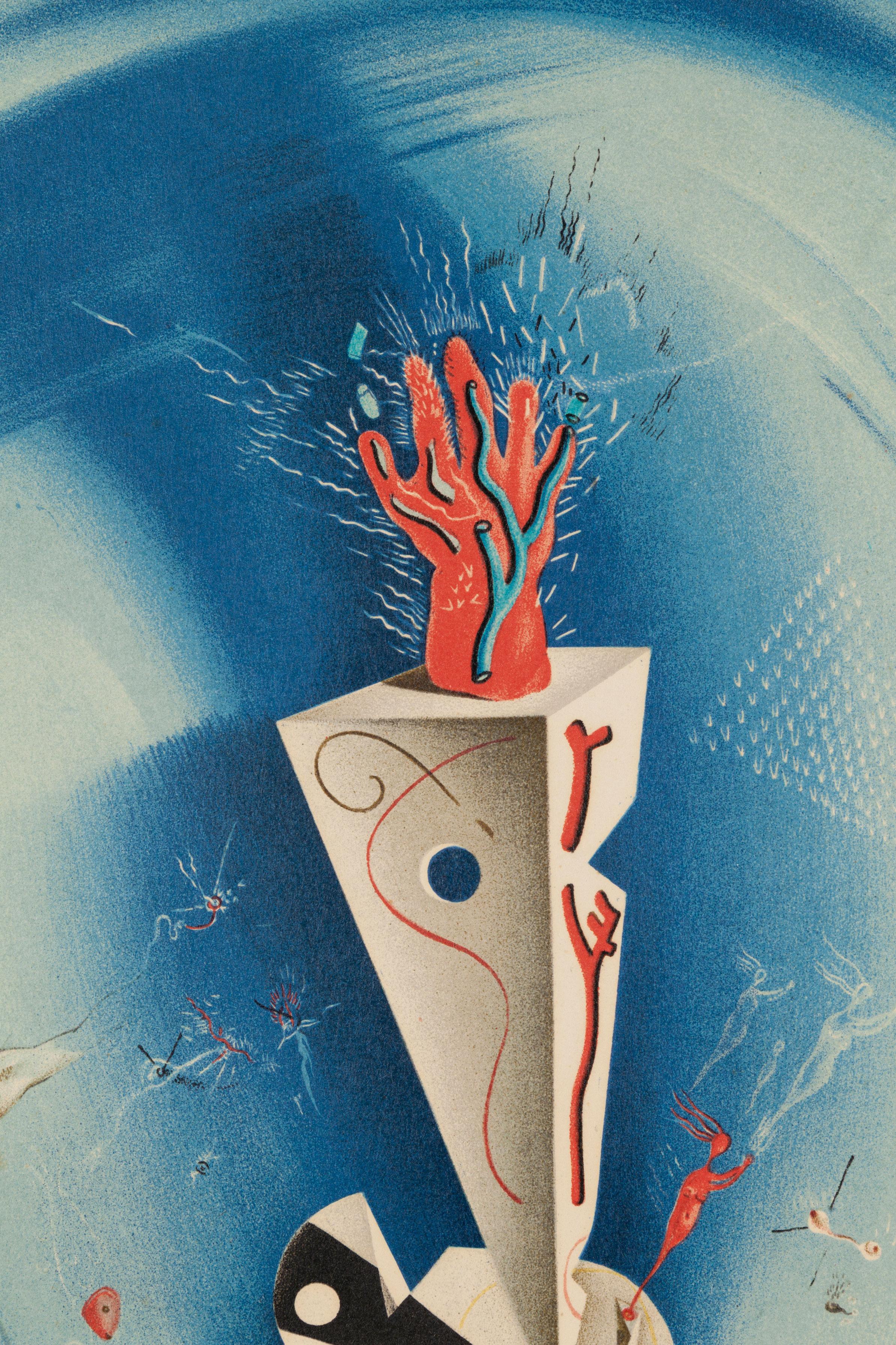 Apparatus and Hand - Beige Figurative Print by Salvador Dalí