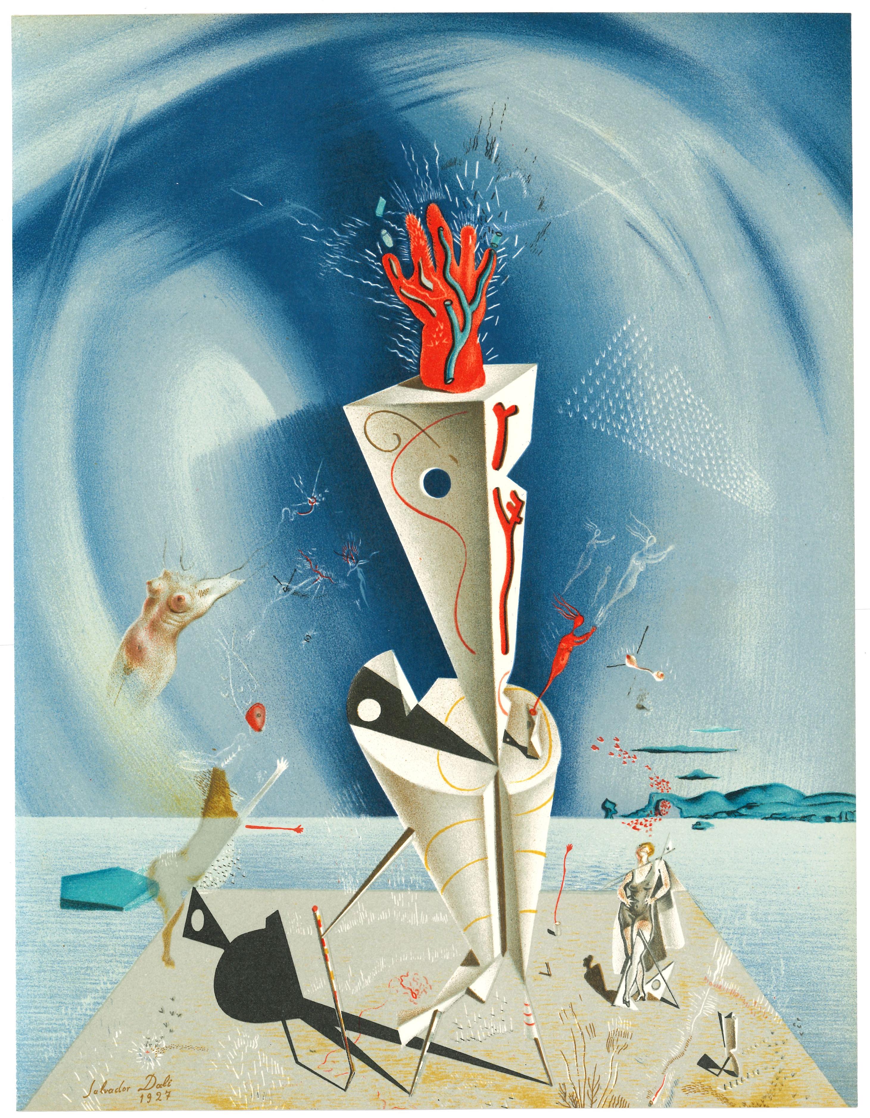 Salvador Dalí Print - Appareil et Main - Lithograph after Salvador Dalì - 1974