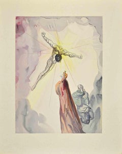 Apparizione di Cristo - Stampa xilografica - 1963
