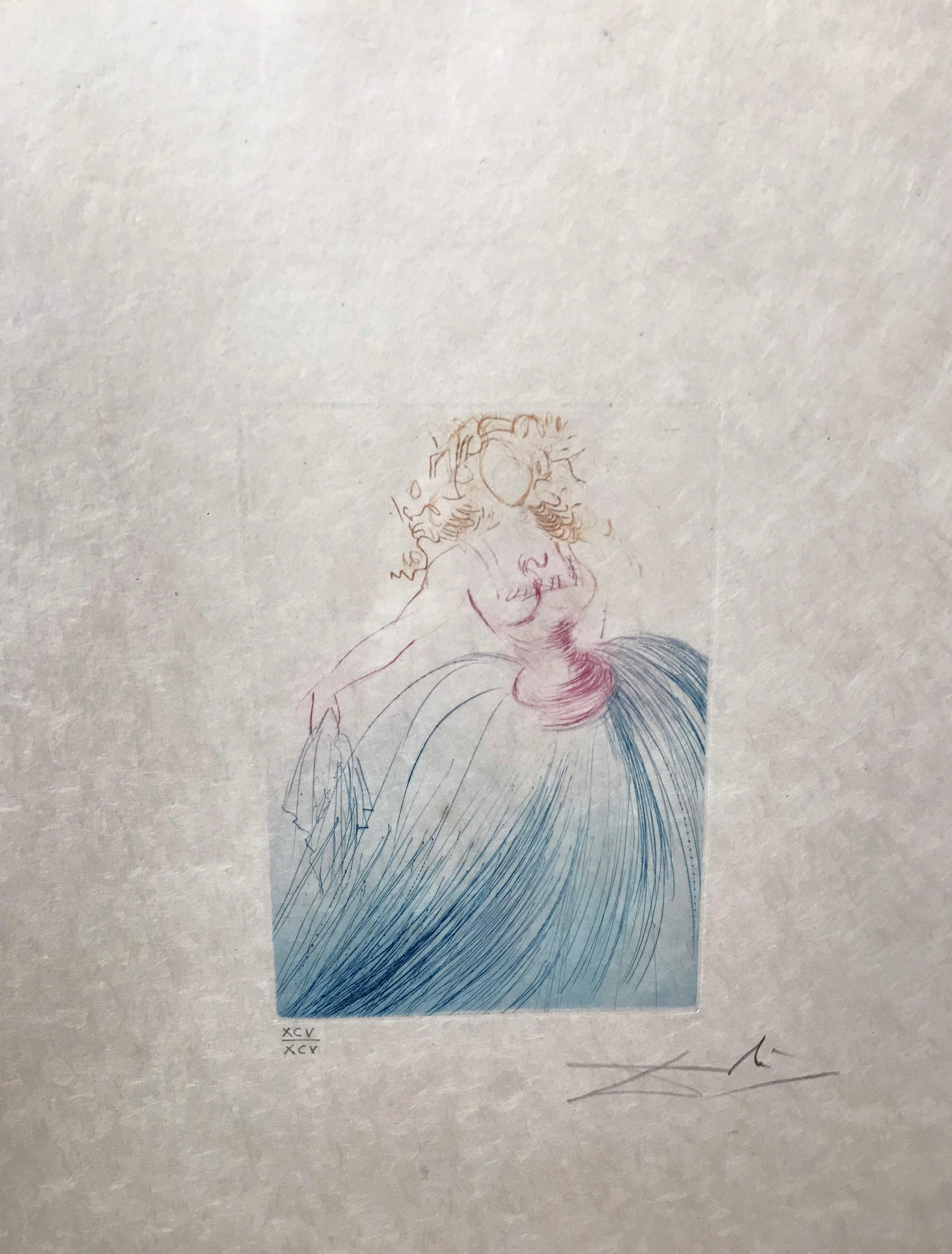 As You Like It (from Shakespeare I), Drypoint Etching, Surrealism, Modern Art - Print by Salvador Dalí