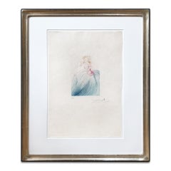 As You Like It (from Shakespeare I), Drypoint Etching, Surrealism, Modern Art