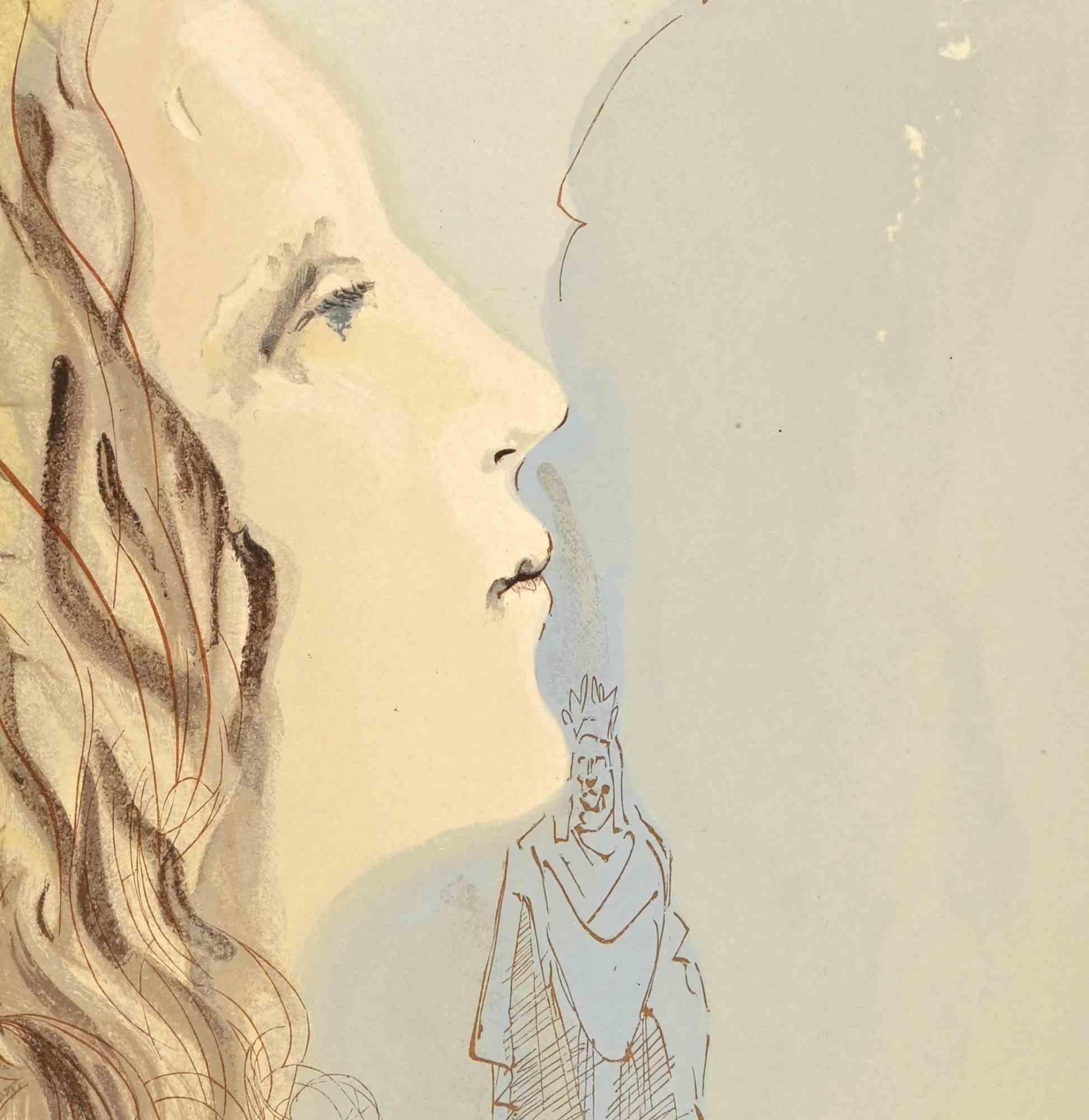 Subida a Venus - Xilografía - 1963 - Print de Salvador Dalí