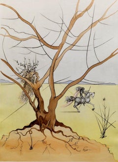Aguafuerte Asher de las Doce Tribus de Israel, Surrealista, Firmado, 20/195
