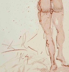 Asperges me Hyssopo et Mundabor - Lithograph - 1964