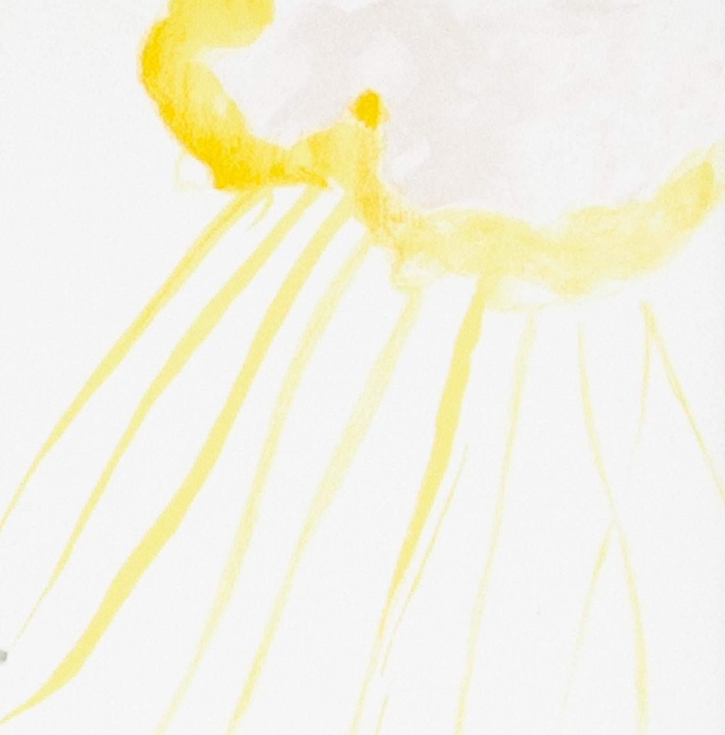 Barometer Woman original lithograph from the TIME suite by Salvador Dali - Gray Abstract Print by Salvador Dalí
