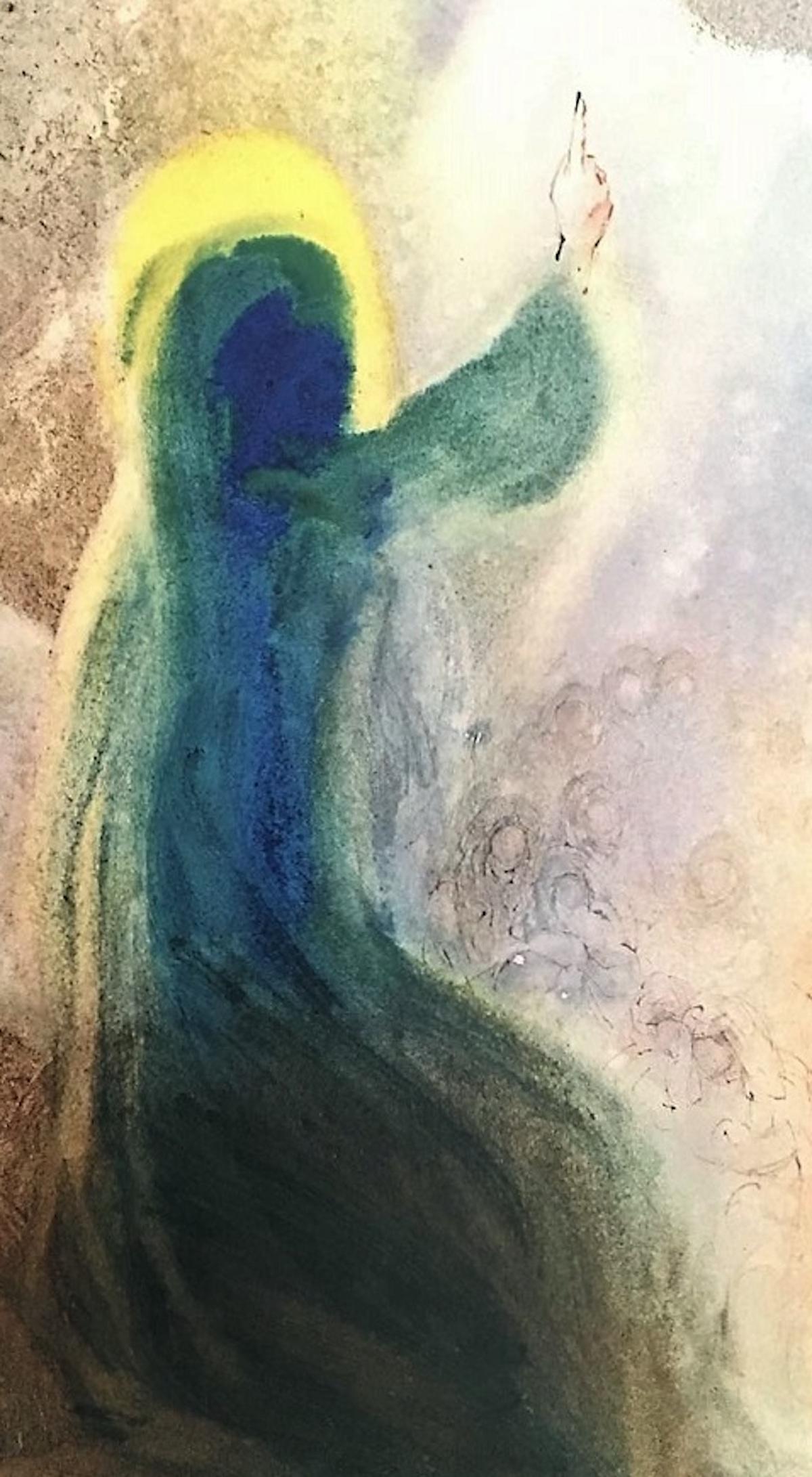 Beati pauperes...beati ácaros...beati - Litografía  -  1964 - Print de Salvador Dalí