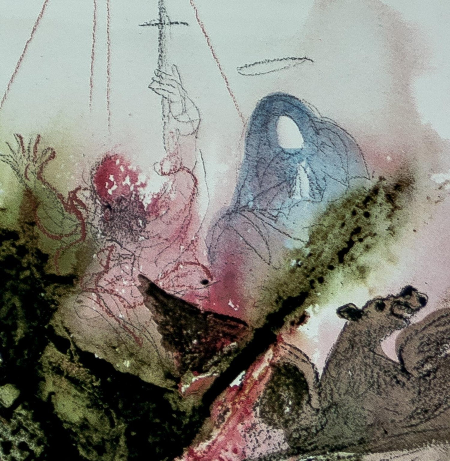 Salvador Dali Behold One As The Son Of Man In The Son Of Man In