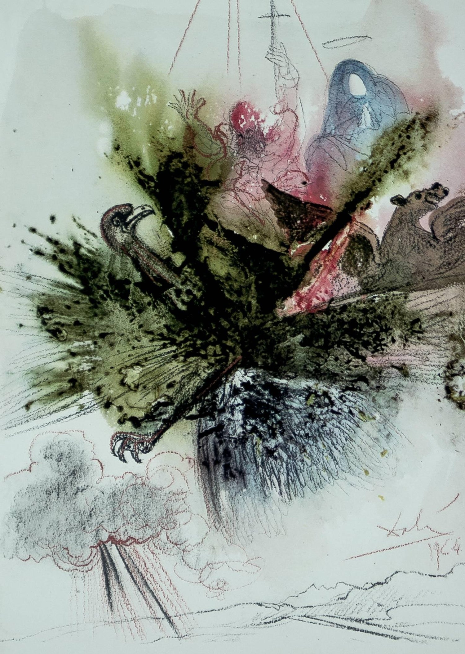 Salvador Dali Behold One As The Son Of Man In The Son Of Man In