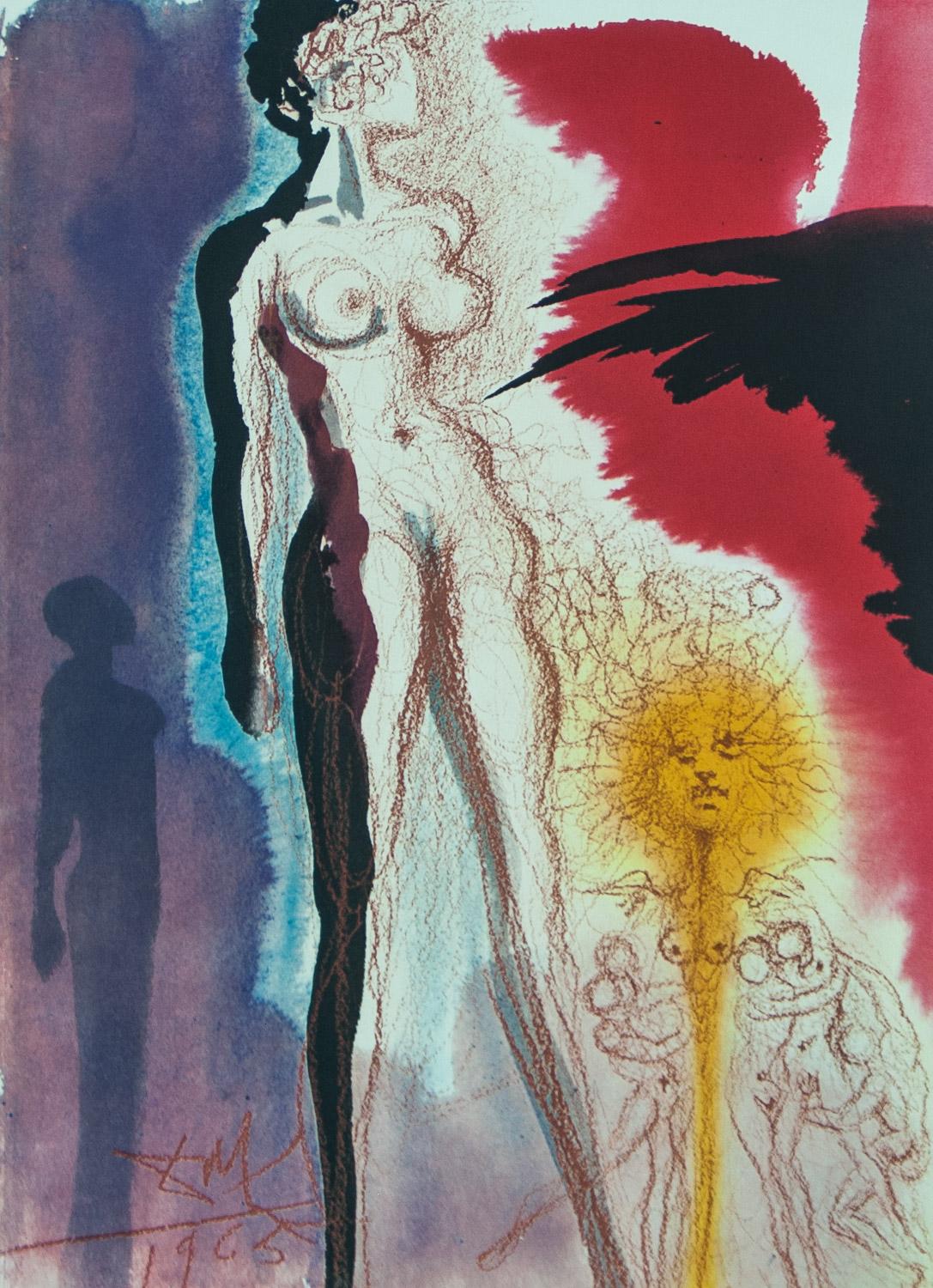 Salvador Dalí Nude Print - Biblia Sacra Lot's Wife Turned into a Pillar of Salt