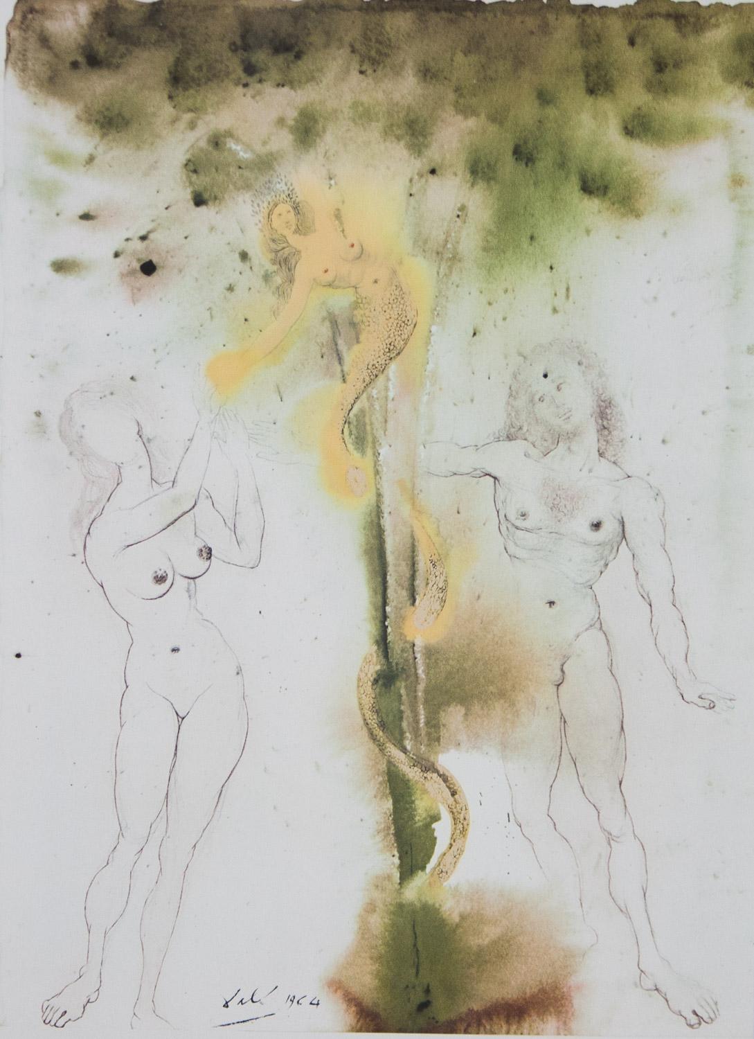 Salvador Dalí Nude Print – Biblia Sacra Original Sin Salvador Dali 