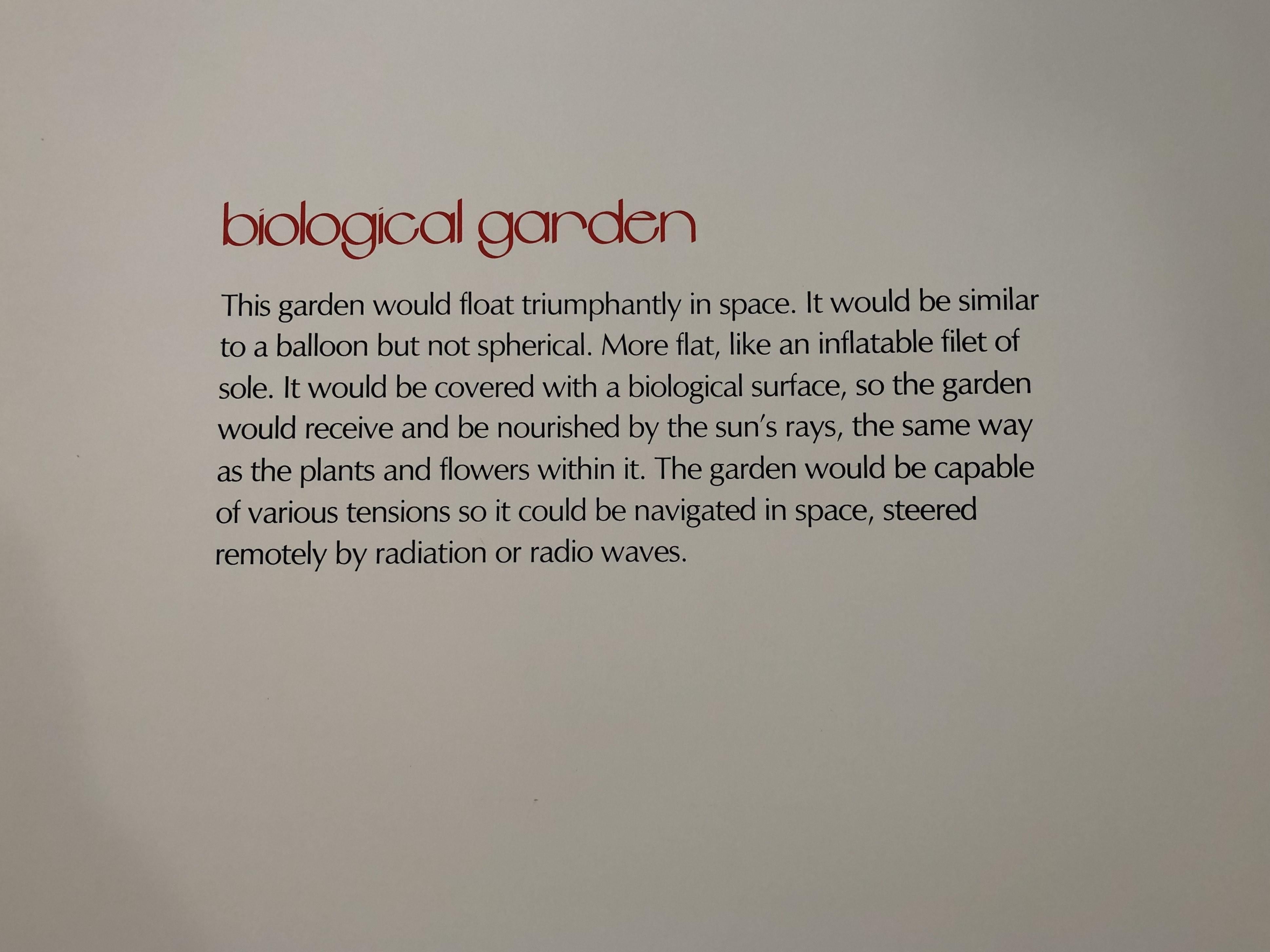 Biological Garden - Beige Landscape Print by Salvador Dalí