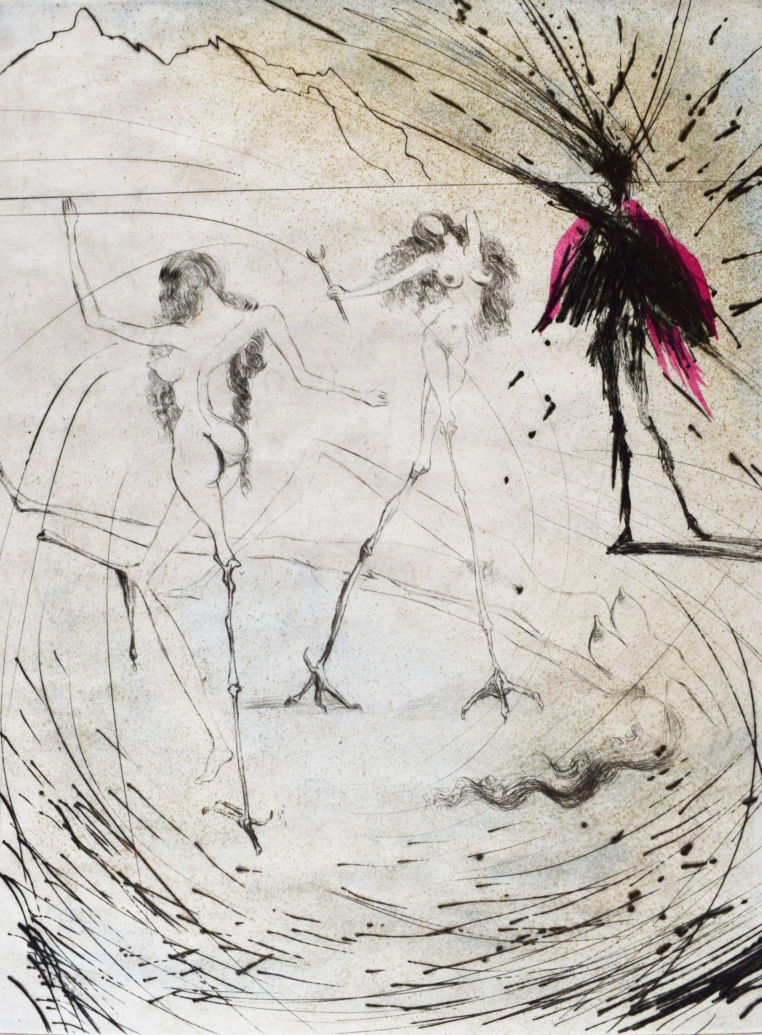 Zeichnung Figurative Drucke