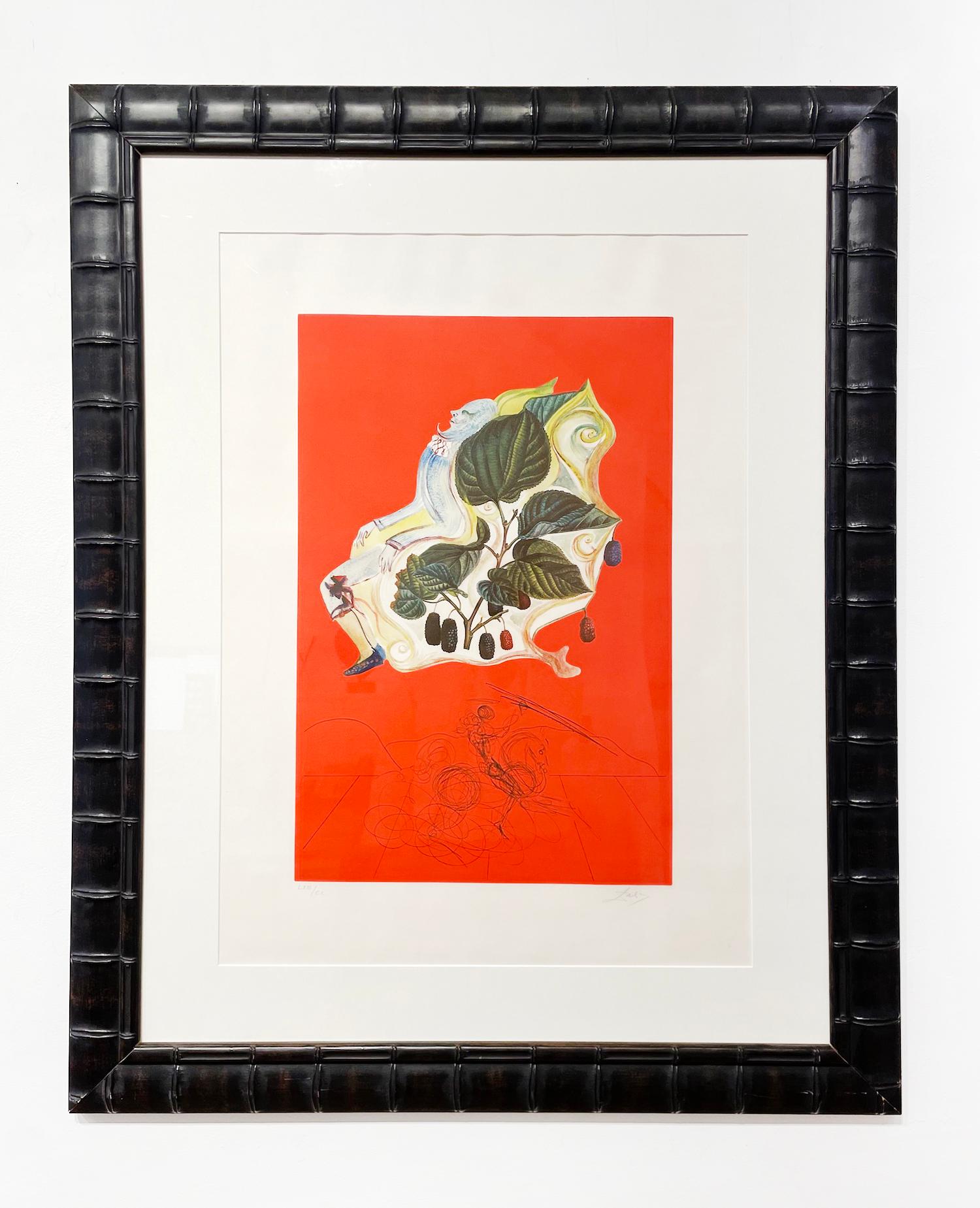 Brombeeren (Surrealismus), Print, von Salvador Dalí