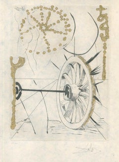 Bonne Fortune et Fortune - Original Etching by S. Dalì - 1974