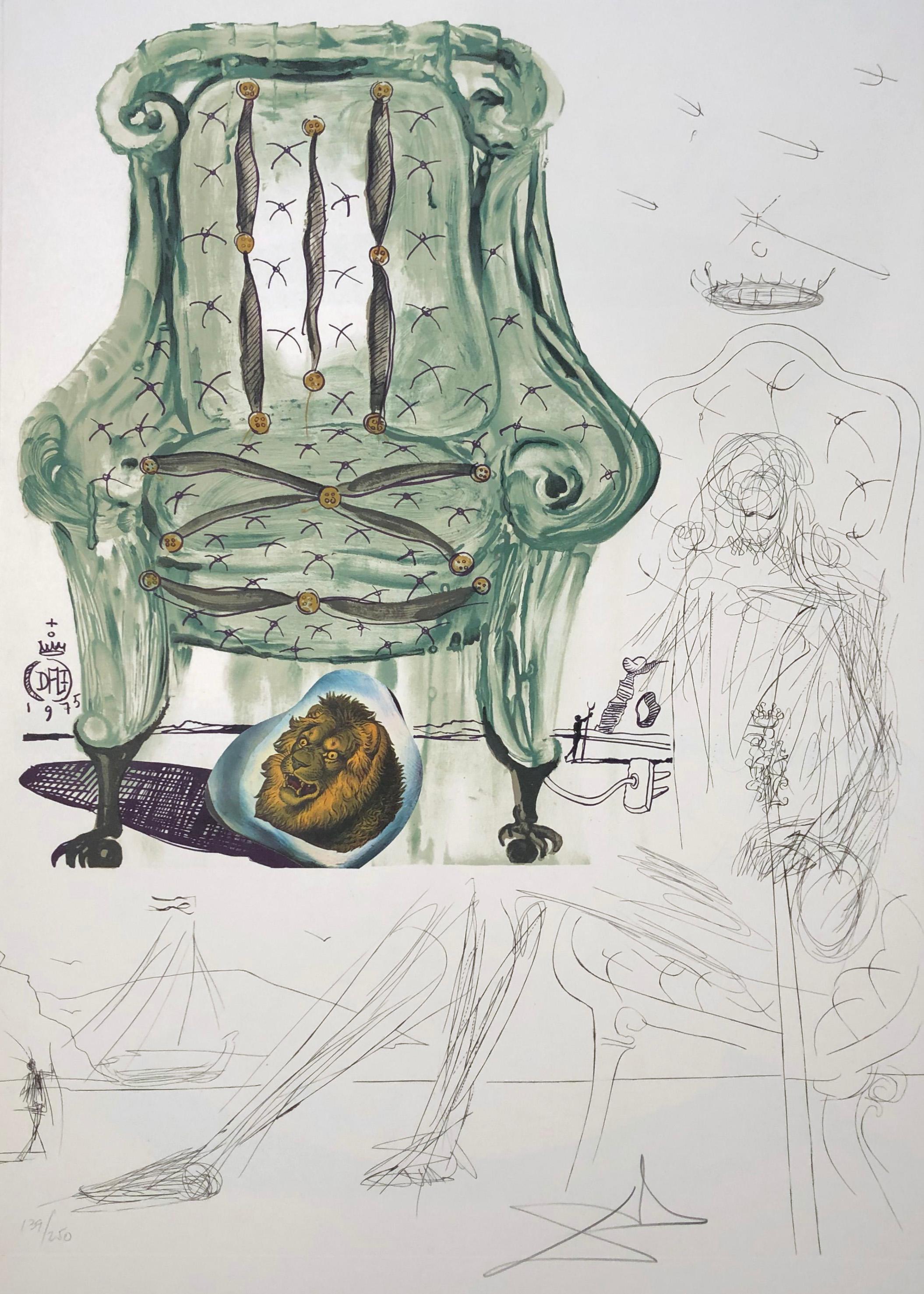 Salvador Dalí Interior Print - Breathing Pneumatic Armchair