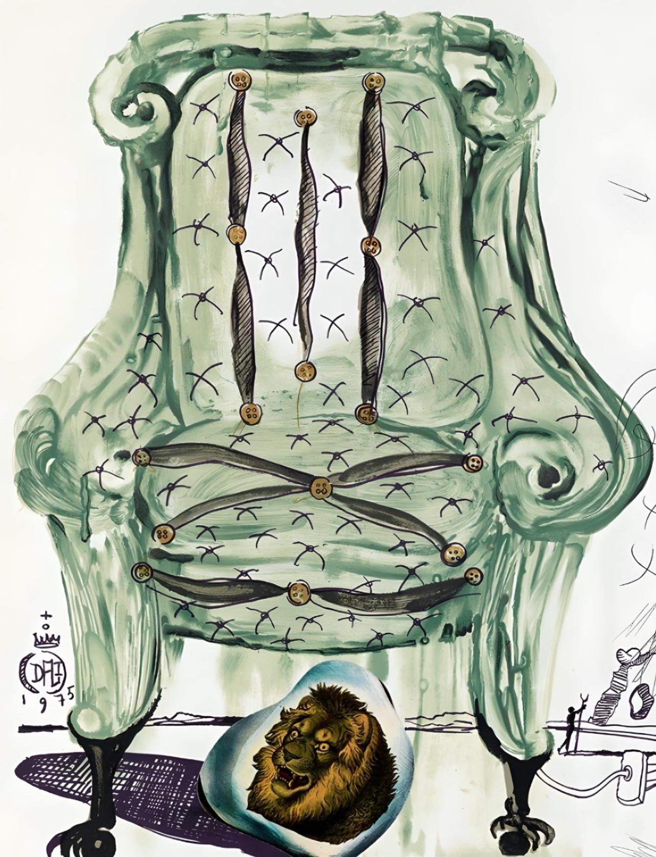 Fauteuil pneumatique respirant (Michler/Löpsinger 82 ; champ 75-11E), Salvador Dali - Print de Salvador Dalí