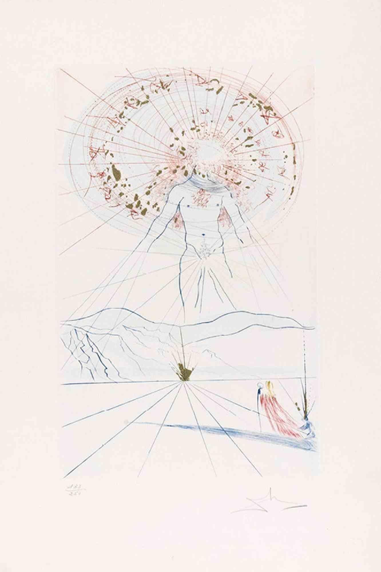 Salvador Dalí Figurative Print - Bridegroom Leaps upon the Mountains, Attr. to S.Dalì - 1971