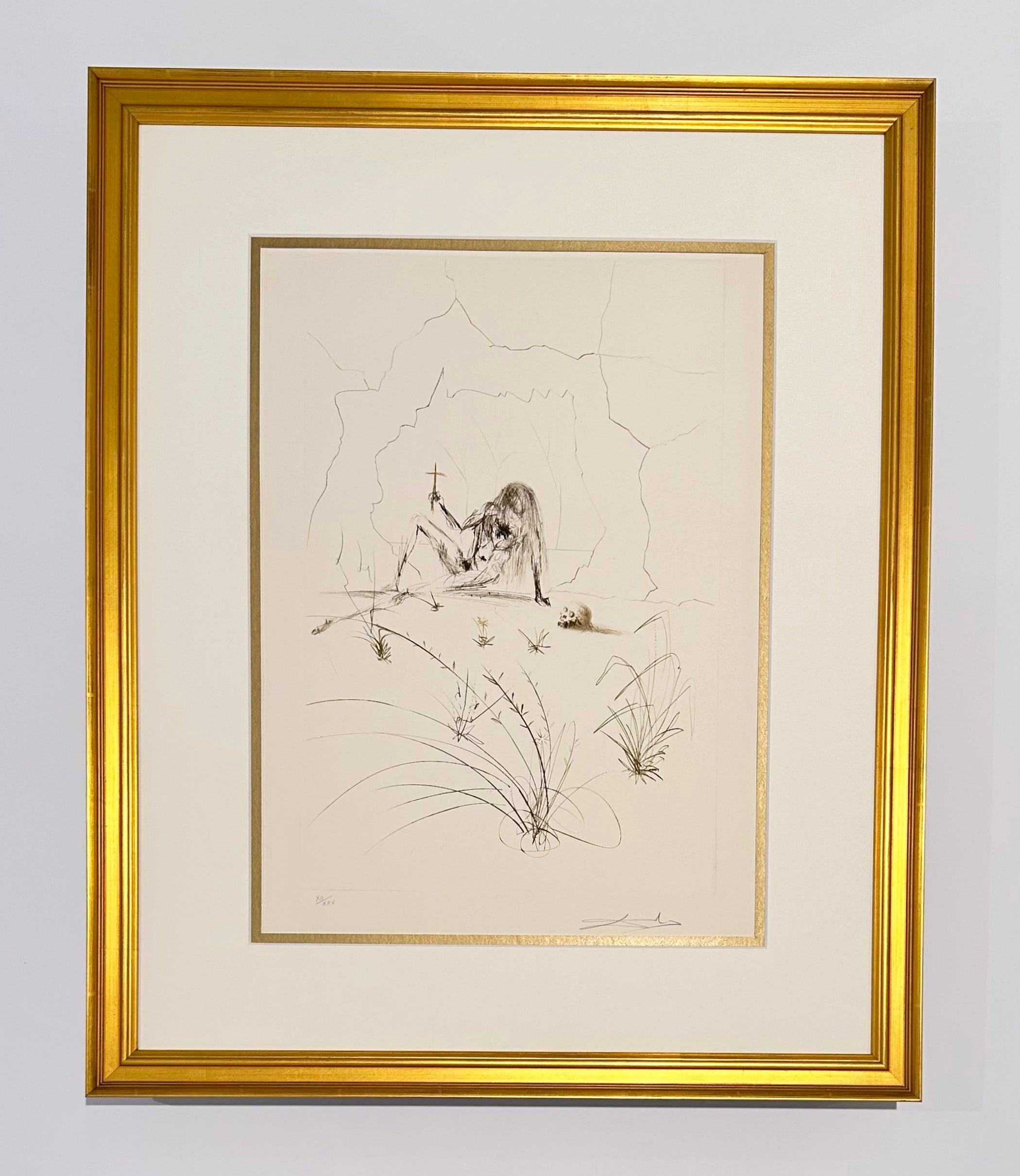 Brother Ogrin, the Hermit, from Tristan and Iseult - Print by Salvador Dalí