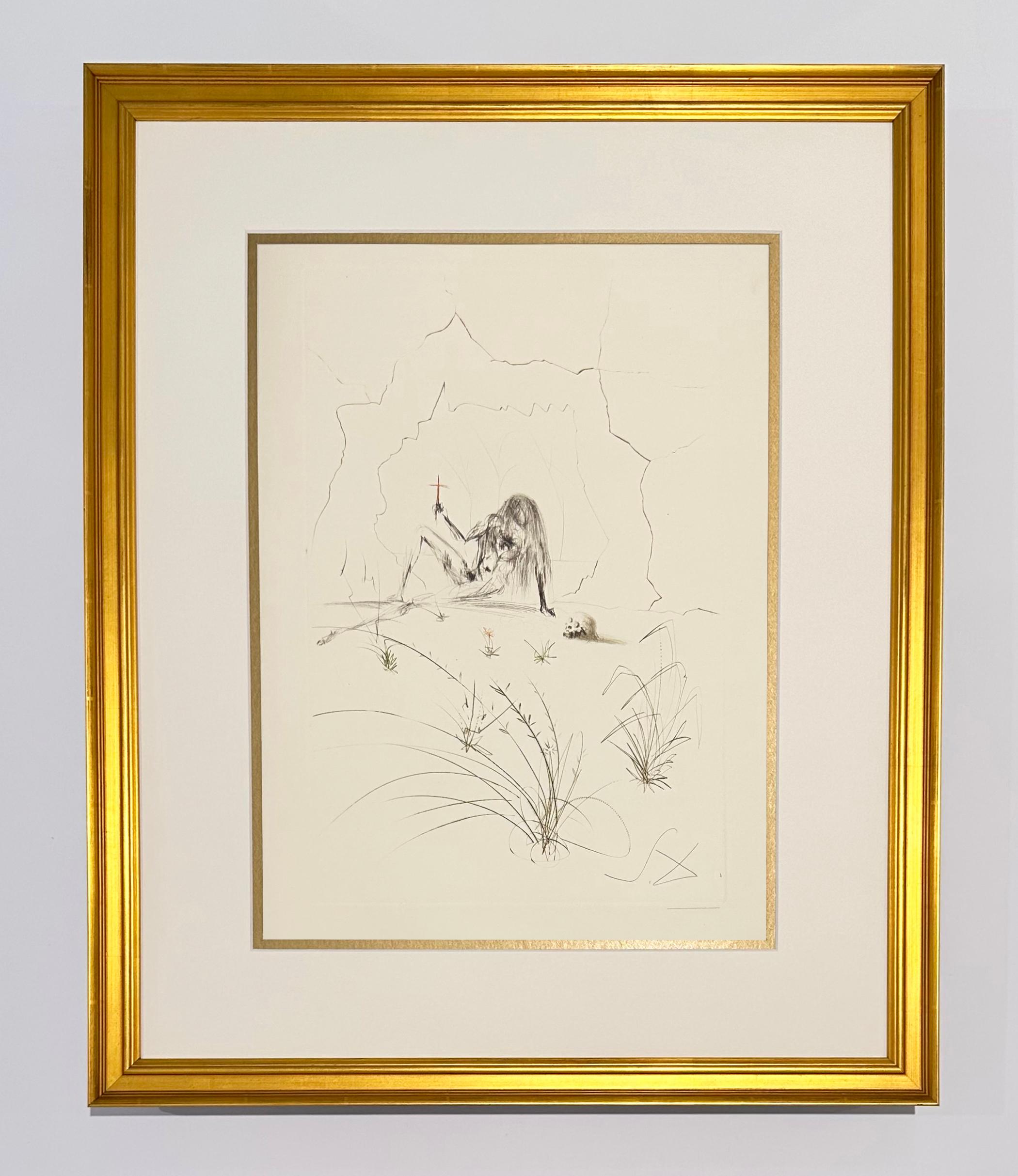 Brother Ogrin, the Hermit, from Tristan and Iseult - Print by Salvador Dalí