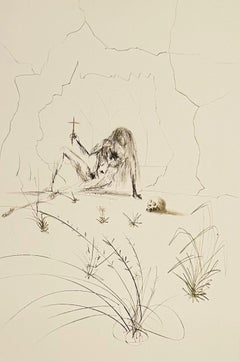 Brother Ogrin, the Hermit, from Tristan and Iseult