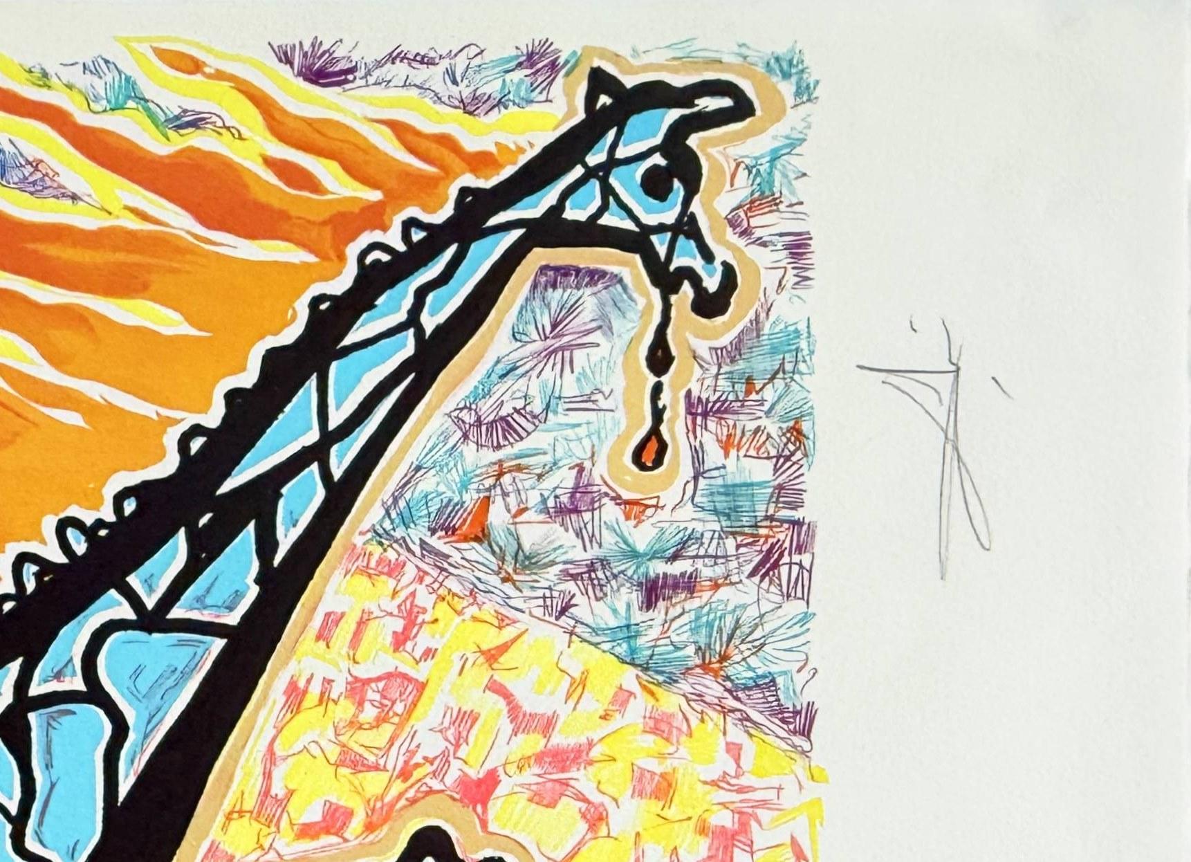 Jirafa en llamas - Print de Salvador Dalí