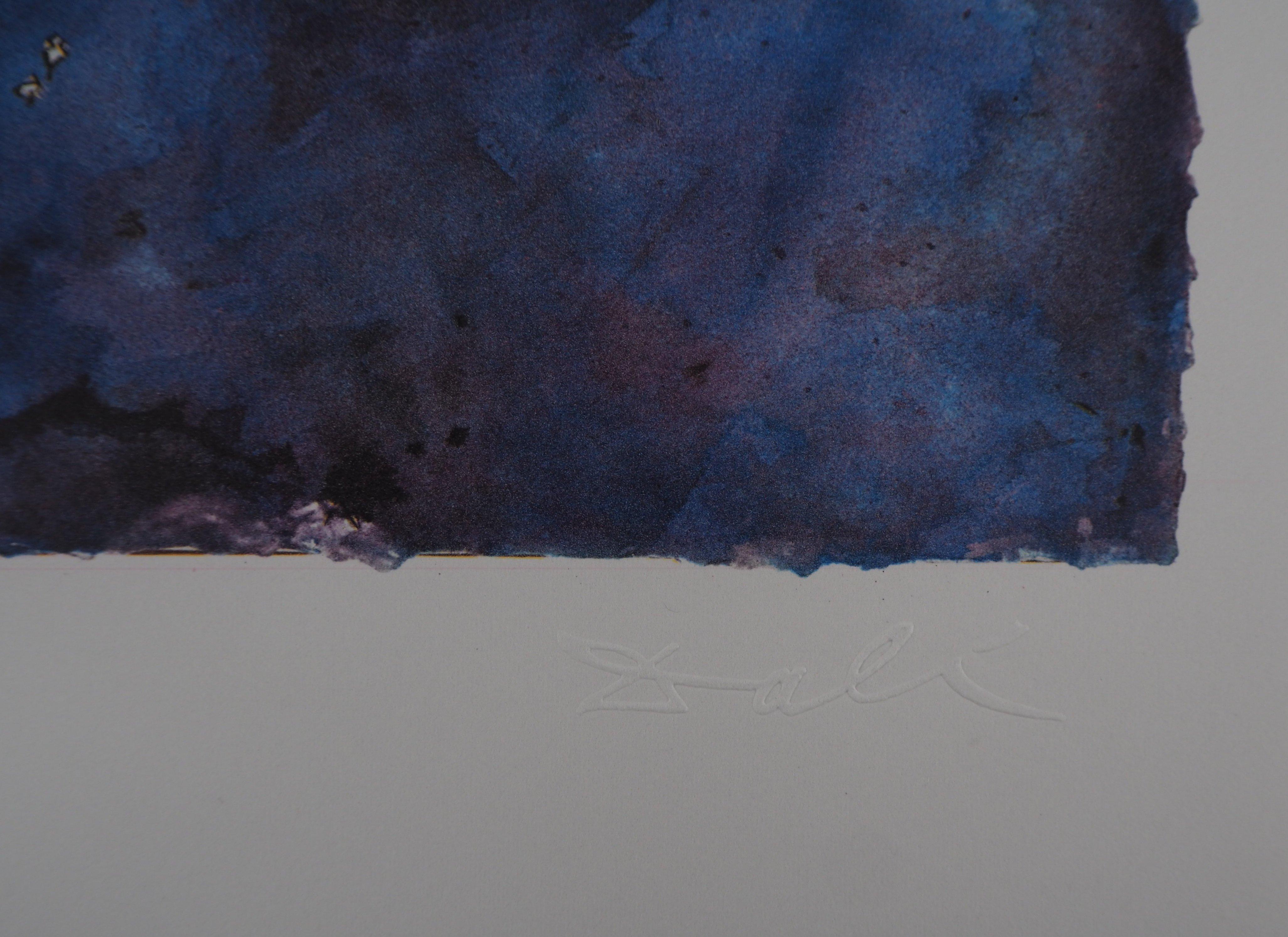 Butterfly suite : Les Alpes - heliogravure - 1969 (Field #69-2 C) - Print by Salvador Dalí